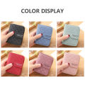 Embroidered Love Heart Wallet Fashion Ladies Multifunction ID Holder Card Holders Wallet ID Holder Zipper Snap Short Wallet. 