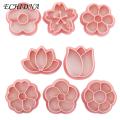 Flower Cookie Cutter 3d Flower Shape Cookie Cutters Set Diy Fondant Cake Mould Baking Pastry Bakeware Kitchen Supplies Fondant Cookie Cutter. 
