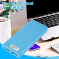 AED5-DIY 8X18650 Portable Power Bank Case Box LCD Display Dual USB Power Bank Box KIT Power Bank 18650. 