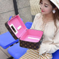 Cosmetic Bag Large and Small Portable Cosmetics Bag Storage Box Hard Case Portable Storage Bag Large Capacity Waterproof Cosmetic Case. 