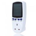 Digital Wattmeter Watt Monitor Electrcity Consumption Measuring Socket Analyzer Electricity Usage Monitor Power Energy Meter with Plug Socket for Measure Voltage Electric Current Power. 