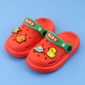 Baby Sandals Boys and Girls1To4Children's Closed-Toe Slippers Non-Slip Soft Bottom Wet Proof Cute Cartoon Hole Shoes. 