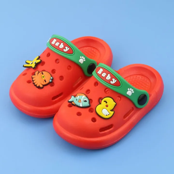Baby%20Sandals%20Boys%20and%20Girls1To4Children's%20Closed-Toe%20Slippers%20Non-Slip%20Soft%20Bottom%20Wet%20Proof%20Cute%20Cartoon%20Hole%20Shoes%20-%20Image%202