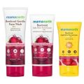 Mamaearth Combo Beetroot Hydraful Sunscreen50g & Face Wash -100ml & Daily Glow80g. 