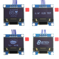 10X 0.96 Inch IIC I2C Serial GND 128X64 OLED LCD LED Display SSD1306 for Arduino Kit White Display. 