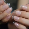 100PC Clear Nail Plastic Design False Fake Tips. 