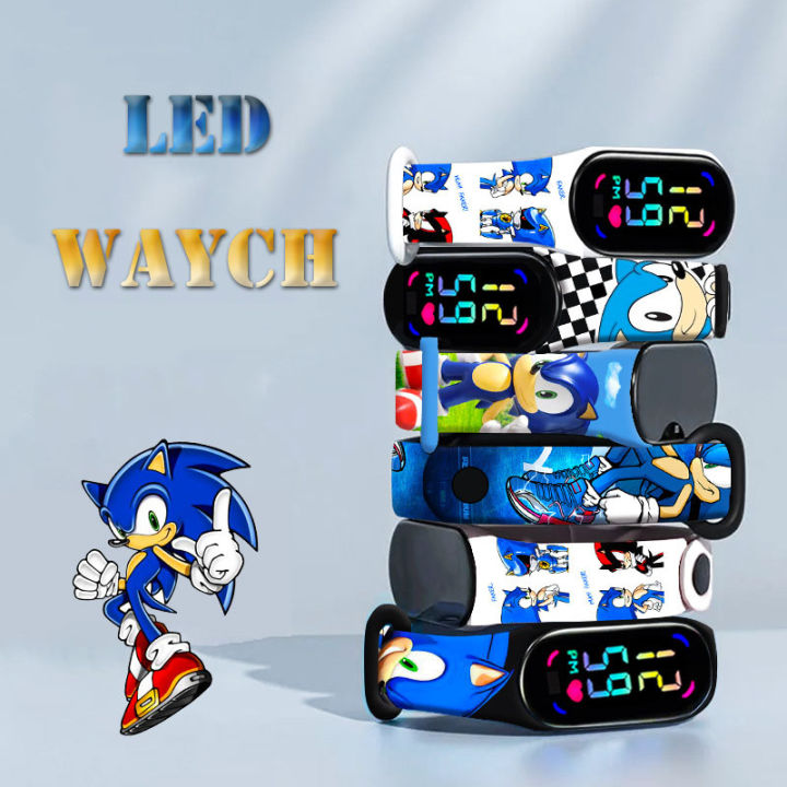 HoneyYami Sonic Watches Action Figures Amy Rose Shadow Child Sport