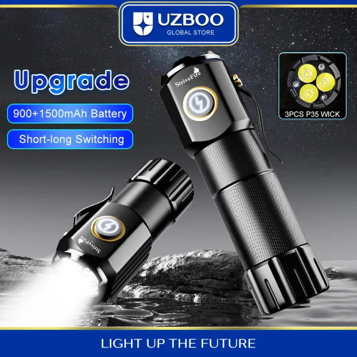 UZBOO%20Upgrade%20Mini%20Flashlight%20Extension%20Tube%20High%20Bright%20Flashlight%20LED%20Torch%20Light%20Outdoor%20Pocket%20Size%20Flashlight%20Rechargeable%20Waterproof%20Torch%20Light%20for%20Hiking%20Hunting%20Camping%20-%20Image%2010