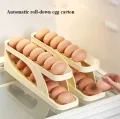 Refrigerator Drawer Double Rows Automatic Egg Storage Holder 15 72 Grids Egg Turning Organizer Tray. 