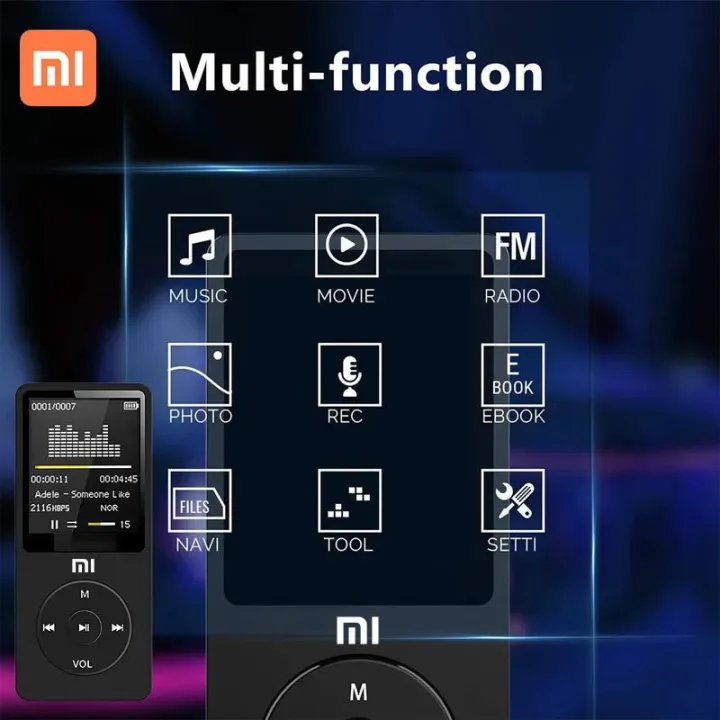 XIAOMI%20MIJIA%20Mp3%20Mp4%20Player%20support%20Memory%20Card%20Portable%20Digital%20Screen%20FM%20Radio%20Voice%20Record%20Built-in%20Speaker%20With%20Photo%20Viewe%20-%20Image%204