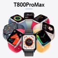 T800 Pro Max 1.99 Inch Full Screen Smart Watch Bluetooth Call Smart Watches Heart Rate Blood Pressure Monitoring Smartwatch Multi-Sports Mode Fashion Sport Wristwatch For Men Women. 