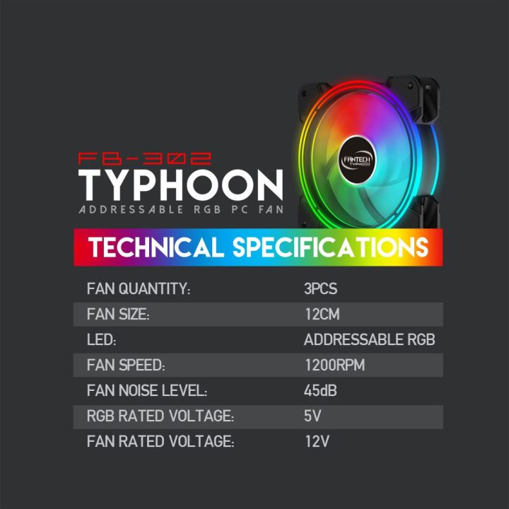 Fantech%20FB302%20TYPHOON%20RGB%20FAN%203n1%20W/%20HUB%20AND%20REMOTE%20CONTROL%20-%20Image%207