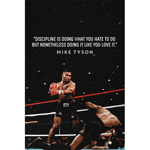 Mike Tyson Boxing Wall Poster / size 18x12 inches / posters / PosterWallz / IMG 35.10/ room décor posters