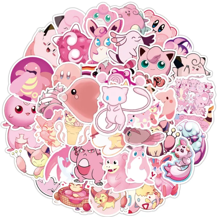 %E3%80%90Exclusive%20Offer%E3%80%9110/50PCS%20Kawaii%20Pink%20Pokemon%20Stickers%20Cartoon%20Girl%20Gift%20stikers%20Waterproof%20Skateboard%20Guitar%20Laptop%20Luggage%20Sticker%20Kids%20Toys%20-%20Image%204