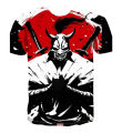 Japanese samurai 3D print T-shirts for men fashion o-neck short sleeve men's T shirt Harajuku hip hop streetwear Ninja tees tops. 