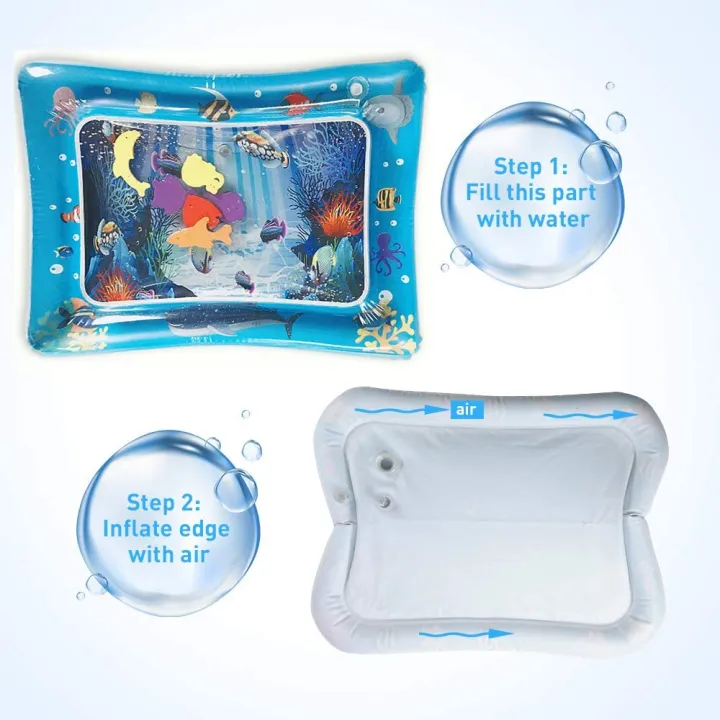 Tummy%20Time%20Inflatable%20Water%20Mat%20for%20Babies%20Play%20Mat%20for%20Infants%20Toddlers%20Play%20Center%20Activity%20Toys%20for%20Stimulation%20Growth%20Baby%20Fish%20Play%20Mat%203%20Month%20Old%20Baby%20Toy%20Baby%20Water%20Mat%20by%20Zac%20Toys%20UK%20Seller%20-%20Image%203