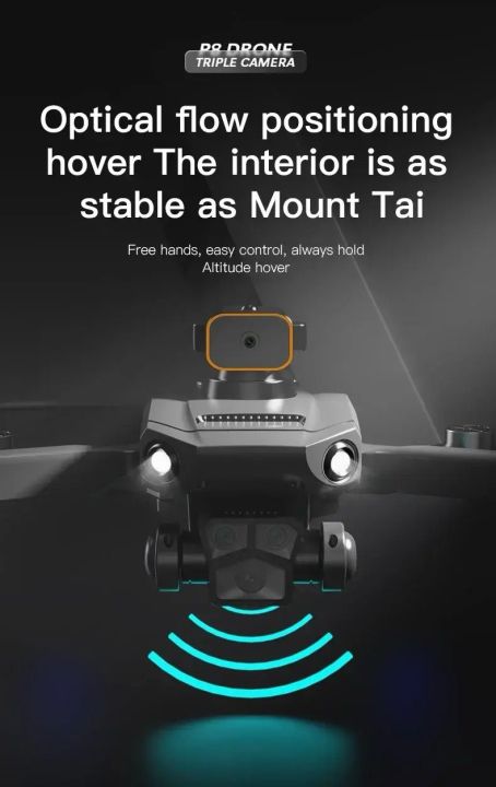 New%20P8%20PRO%205%20Lens%20Drone%20%20High-Definition%20Aerial%20Photography%20Positioning%20Folding%20Remote%20Control%20Flying%20Camera%20360%20flip%20Esc%20Cameras%20with%20Free%20Bag%20-%20Image%204