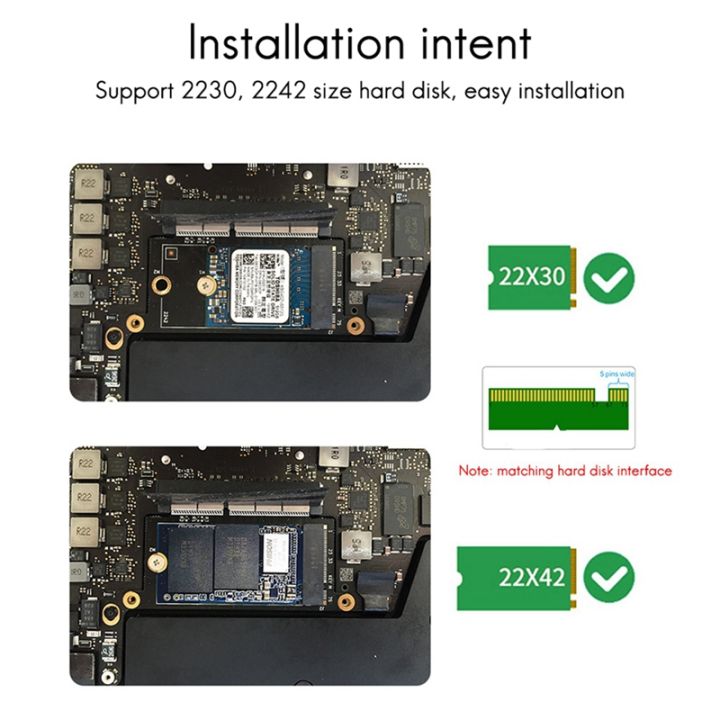 SSD%20Hard%20Disk%20Adapter%20Card%20M.2%20NVME%20to%20for%20Apple%20MACBOOK%20PRO%20A1708%20SSD%20Hard%20Disk%20Adapter%20Card%20-%20Image%205