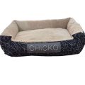 Square Pet bed for cats and dogs with free customized name-sizes S/M/L/XL. 