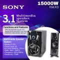 New Heavy bass 3.1 ch home theater surround sound for TV skar audio subwoofer speaker 2 in 1 magnetic speaker. 