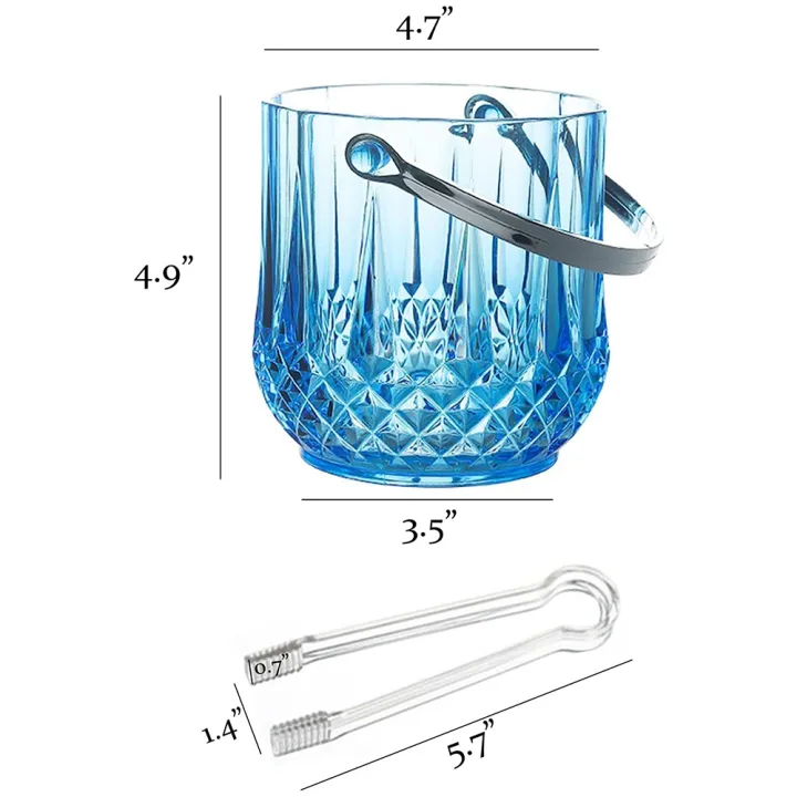 Ice%20Bucket%20Plastic%20Ice%20Bucket%20with%20Handle%20Acrylic%20Transparent-Blue%20-%20Image%204