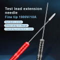 PT2003 1 Pair Universal Multimeter Test Probe Tip Test Lead Extention Piercing Needle Tip Probe Detachable Accessories. 