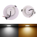 5W 9W 12W LED Downlight Round Panel Light Cold Warm White Spot Lamp 220V Ceiling Light Recessed Down Light. 