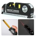 Multipurpose Laser Ruler Laser Level and Spirit Level Metric Rulers Laser Straight Line Horizon Vertical Measure Tape 8Ft 2.5M. 