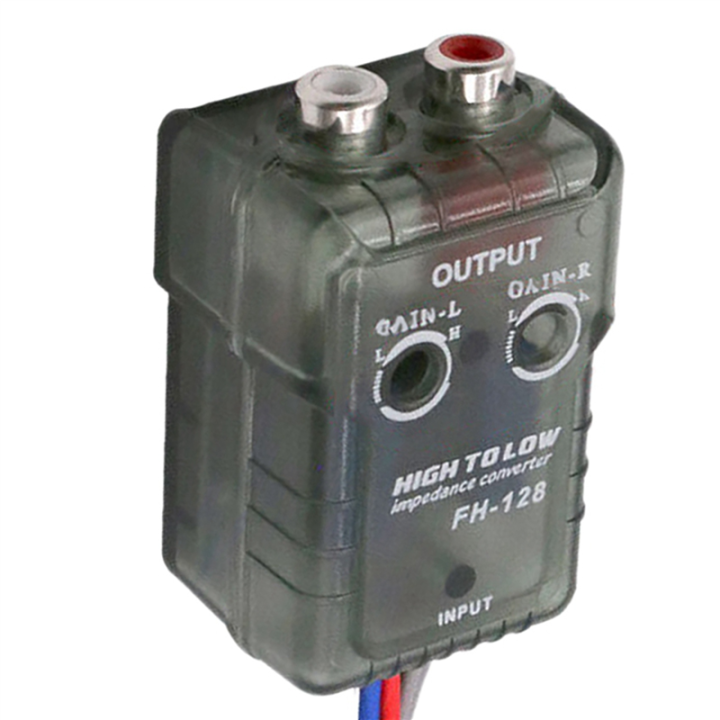 2X%20High%20Level%20Speaker%20Signal%20to%20Low%20Level%20RCA%20Adapter%20Car%20Audio%20High%20to%20Low%20Subwoofer%20Audio%20Converter%20-%20Image%205