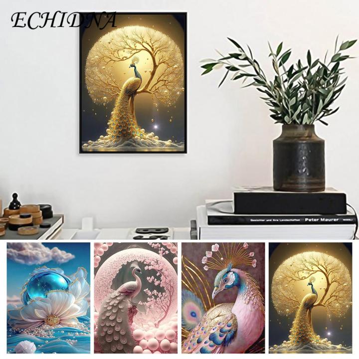 Cultivate Patience Exquisite Peacock Diamond Painting Kit Perfect Diy ...