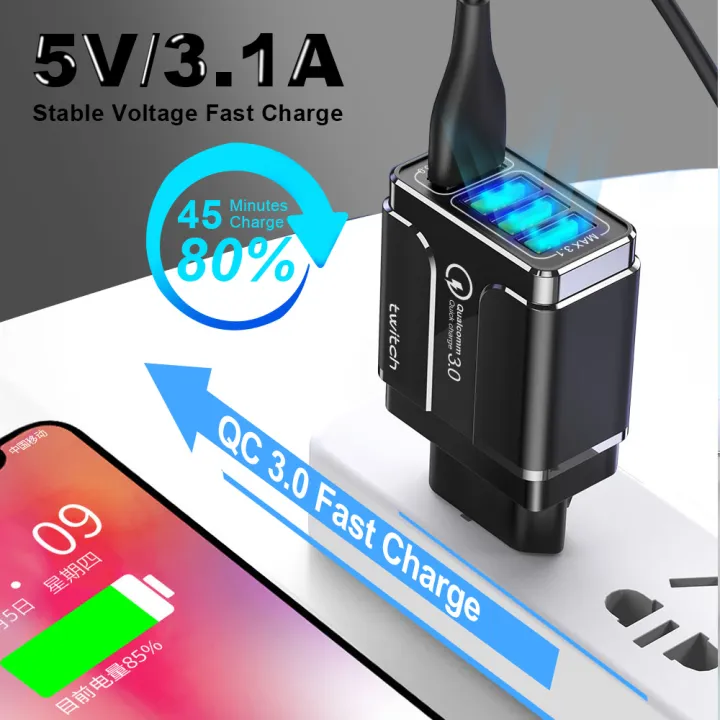 Twitch%2018W%204%20USB%20Ports%20Charger%20Adapter%203A%20Quick%20Charge%203.0%20Fast%20Charge%20New%20Mobile%20Charging%20Charger%20Fast%20Wall%20Charger%20For%20iPhone%2011%20Xiaomi%20Samsung%20Travel%20Wall%20Charger%20-%20Image%207