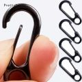 【ThinkWay】20Pcs Mini Carabiners Clips Alluminum Alloy D Type Carabiner Keychain Spring Lock Snap Hook for Bag. 