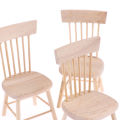 【Fullyoung_520 Store】1/12 Dollhouse Miniature Dining Table Chair Doll Wooden Furniture. 