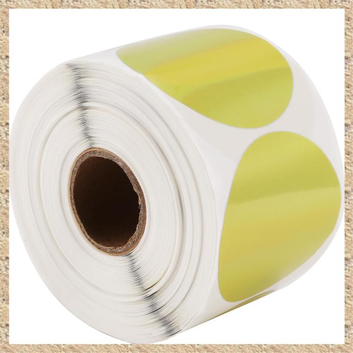 500 Pcs Gold Laser Stickers Label Printer Stickers Portable Printer ...