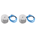Nullmul 2X -P25/20 DC12V 5Kg Electric Lifting Magnet Electromagnet Solenoid 10.8mm. 