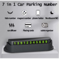 New Design Luxury Car Parking Mobile Number Display Card. 