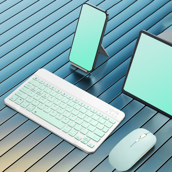 Wireless Keyboard Bluetooth-compatible Keyboard For IOS Mini 78-Key ...