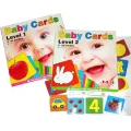 Jumbo Baby Flash Cards - Level 1 48 Picture Cards Pack Early Education for Babies 3 - 24 Months. 