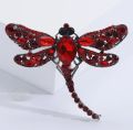 Fashion Crystal Rhinestone Wings Dragonfly Brooch Exquisite Birds Pin Brooch for Women Men Party Casual Office Brooch Pins Gifts. 