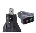 USB Sound Card Adapter External Virtual 7.1 Channel 3D Sound Card. 