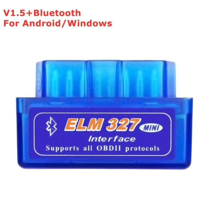 Super Mini ELM327 V2.1 -Compatible OBD2 Scanner  ELM 327 V1.5 On Android IOS Car Diagnostic Tool OBD II Code Reader -  ELM327 V1.5