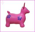 Kids Boys Girls Space Bouncing Animal Hopper Inflatable Soft Rubber Toy Bounce Game with Music (Random Color). 