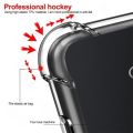 Vivo Y21D Transparent TPU Shockproof Phone Case With Magnetic Wireless Charging Sticke for Vivo Y21T Y21S Y21A Y20 Y20I Y20S Anti Spy Privacy Tempered Glass + Lens Film. 