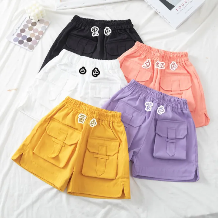 Girls'%20Workwear%20Shorts%20Summer%20New%20Western%20Style%20Medium%20and%20Large%20Children%20Girl%20Thin%20Type%20High%20Waist%20Casual%20Pants%20Outer%20Wear%20-%20Image%204