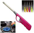 Refillable Gas and BBQ Lighter With Long Nozzle for Gas Stoves and Grills - Multipurpose. 