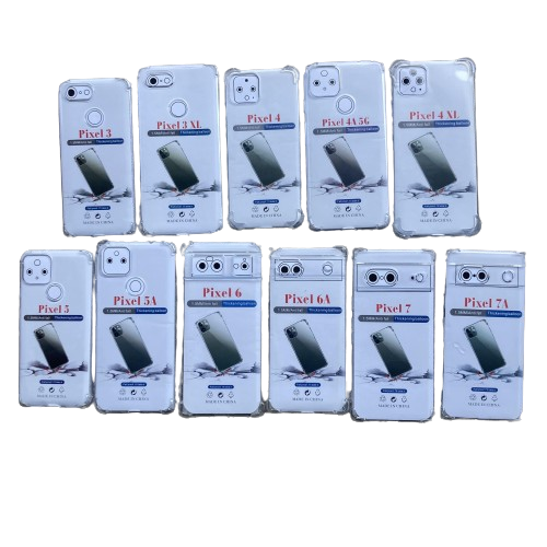 Google Pixel 3 / 3A / 3XL / 4 / 4A 5G / 4XL / 5 / 5A / 6 / 6A / 6 Pro / 7 /  / 7A  / 7 Pro / 8  / 8 Pro Clear Shockproof Protective Phone Case Backcover Back Cover