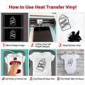 20 Colors PVC Heat Transfer Vinyl Film Heat Press Machine T-Shirt Iron On HTV Printing DIY Clothing Film. 