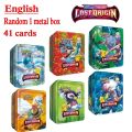 pokemon cards golden Anime 48Cards Pokemon Card Iron Metal Box Lost Origin Shining Cards GX Vmax V Battle Game Collection Card Kids Christmas GiftParty Games Crafts. 
