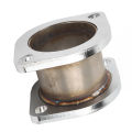 Exhaust Pipe Flange Adapter Durable Perfect Fit Catback Exhaust Muffler Pipe Increase Engine Power for 3 in ID 2 Flange. 