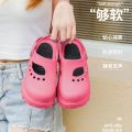 New Girls with Tall Male Separation Comfortable Soft Bottom -2319 High Heels Fashion Summer Breathable All-Matching 7.5 Dole. 